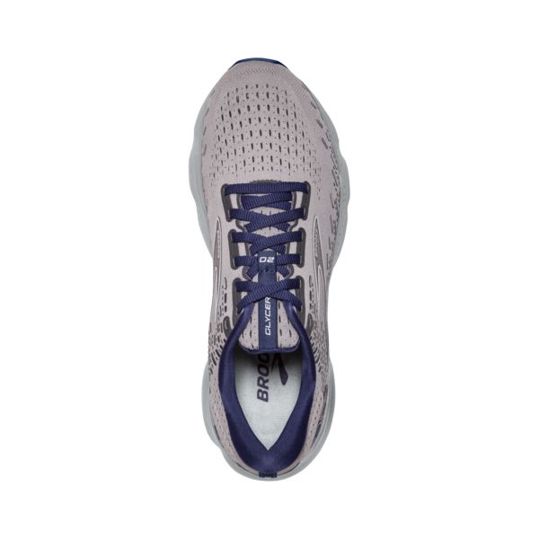 Zapatillas Running Carretera Brooks Promociones - Glycerin 20 Hombre Gris  Azules